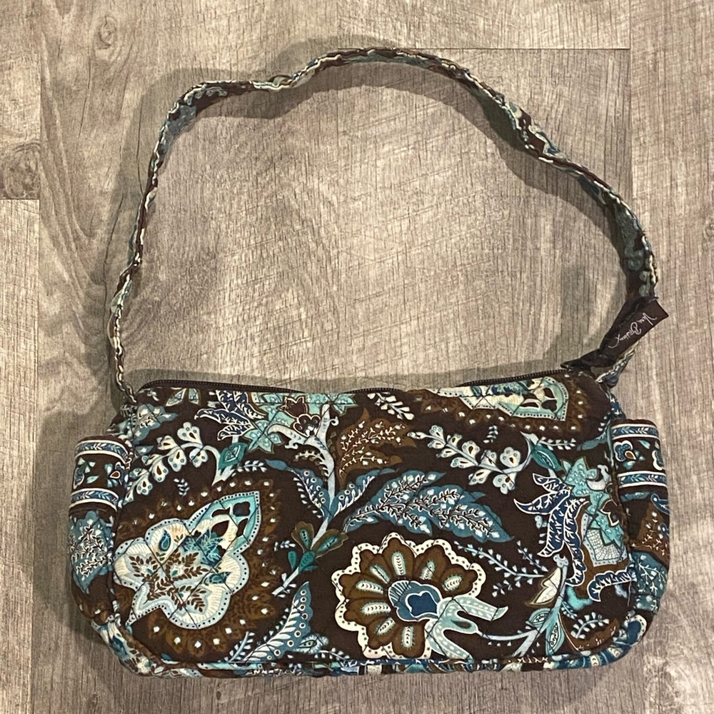 Vera Bradley Retired Pattern Java Blue Small Shou… - image 6
